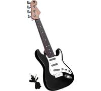 Agwuoetr Juguete de Guitarra de 17 Pulgadas para NiñOs, Instrumentos Musicales de Guitarra EléCtrica de 4 Cuerdas para NiñOs, Juguete de Instrumento ElectróNico PortáTil,A