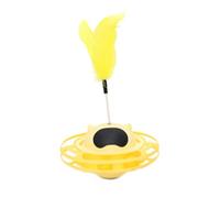 Agwuoetr Juguete Interactivo para Gatos, Trackballs Resistentes para Aliviar el Aburrimiento, Juguete Giratorio para Gatitos con RotacióN de 360 Grados para Suministros para Mascotas A