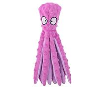 Agwuoetr Juguete para Mascotas Perro Voz Pulpo Concha Rompecabezas Juguete Resistente Mordeduras Interactivo Mascota Perro Limpieza Dientes para Masticar Suministros para Mascotas,D