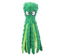Agwuoetr Juguete para Mascotas Perro Voz Pulpo Concha Rompecabezas Juguete Resistente una Mordeduras Interactivo Mascota Perro Limpieza Dientes Masticable Suministros para Mascotas,C