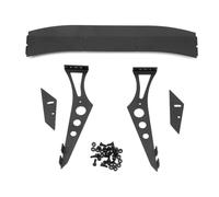 Agwuoetr Kit de Alerón Trasero de Aleación de Metal RC para 1/10 RC TT02 TT01 HSP94123 94122 FWO6 LC PTG PTG2 Negro