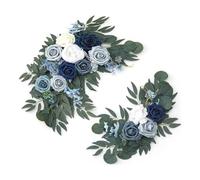 Agwuoetr Kit de Flores de de Boda Artificial, Guirnalda de Eucalipto Bohemio, Cortinas, DecoracióN de Boda, SeñAl de, C