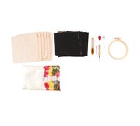 Agwuoetr Kit de Posavasos con Aguja Perforada Kits de Posavasos con Aguja Perforada FáCil para Adultos Principiantes Almohadillas para Alfombra con 6 Patrones