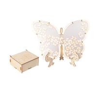 Agwuoetr Libro de Invitados de Boda de Mariposa Alternativo con Mariposas PequeñAs Libro de Invitados RúStico Letreros de Boda Alternativos