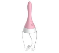 Agwuoetr Limpiador AutomáTico EléCtrico de Mano de Viaje para Mujeres Embarazadas, Limpieza de de Agua, Lavadora PortáTil, Pulverizador de Bidé Rosa