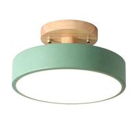 Agwuoetr Luces de Techo LED Moderno Accesorio de Iluminación de Madera Nórdica Luminaria Interior Cocina Salón Dormitorio Baño