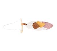 Agwuoetr Macramé en Forma de Hoja Multicolor para Colgar en la Pared, Tejido de AlgodóN Hecho una Mano, DecoracióN de Pared para Dormitorio, DecoracióN del Hogar B