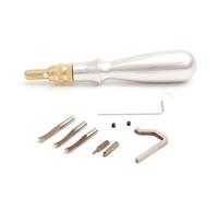 Agwuoetr Manejar de Aluminio Multifuncional, Procesador de para Ranurado, Bordeadora, Juego de Herramientas para DIY
