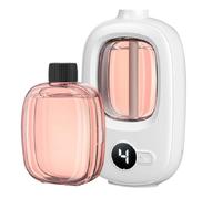 Agwuoetr MáQuina de Aromaterapia LCD Ambientador Pulverizador AutomáTico Difusor de Perfume de Aceite Dormitorio Desodorante B