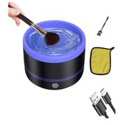 Agwuoetr MáQuina Limpiadora de Brochas de Maquillaje EléCtrica, Herramienta Limpiadora AutomáTica de Brochas CosméTicas para Todos los TamañOs, Juego de Brochas de Maquillaje de Belleza-A