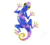 Agwuoetr Metal Gecko Yard DecoracióN de JardíN para Estatuas Al Aire Libre DecoracióN de Pared de JardíN para el Hogar Escultura en Miniatura Adornos de B