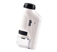 Agwuoetr Microscopio de Mano Mini Microscopio HD de Bolsillo PortáTil con LáMpara LED BiolóGica Juguetes Educativos para NiñOs