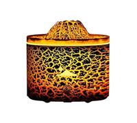Agwuoetr Mini Humidificador de Aire con Llama de VolcáN USB, MáQuina de Aromaterapia, Difusor de Aceites Esenciales para Fragancia, Niebla, Luz Ambiental