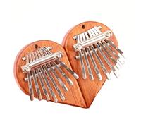 Agwuoetr Mini Kalimba 8 Teclas Exquisito Piano de Dedo Pulgar, Regalo para Principiantes Amantes de la MúSica, Colgante de Amor