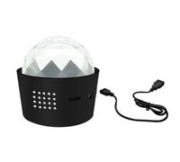 Agwuoetr Mini Luz de Bola de Discoteca, Control de Voz Luces de Fiesta Disco Efecto de IluminacióN de Escenario Bola EstroboscóPica de DJ para Fiestas Club de CumpleañOs-A