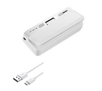 Agwuoetr Mini Sellador de Bolsas, Cargador USB, Sellador TéRmico de Bolsas Patatas Fritas, Sellador TéRmico, Resellado Bolsas PláStico para Refrigerios, Sellado TéRmico y Cortador