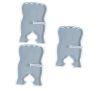 Agwuoetr Moldes para Soporte de Libros DIY para Atril de Resina, Juego de Moldes de Silicona, Moldes para Soporte de Lectura de Libros para FundicióN de Resina Epoxi