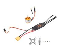 Agwuoetr Motor 2212 KV2200+40A ESC Sin Escobillas XT60 RC Motor ESC Set para Accesorios de ActualizacióN de HelicóPtero Drone