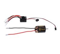 Agwuoetr Motor Cepillado 540 21T con 1060 ESC Cepillado 60A 2-3S LiPo Controlador de Velocidad EléCtrico Impermeable para Coche Trepador RC 1/10