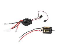 Agwuoetr Motor Cepillado 540 80T con 1060 ESC Cepillado 60A 2-3S LiPo Controlador de Velocidad EléCtrico Impermeable para Coche Trepador RC 1/10