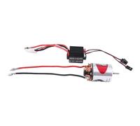 Agwuoetr Motor con Escobillas 540 12T y 320A ESC Controlador de Velocidad del Motor con Escobillas con 2A BEC para CamióN de Carreras Todoterreno 1/10 RC