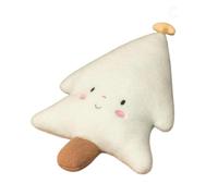 Agwuoetr Nueva Almohada de Felpa NavideñA, CojíN con Forma de Casa de Galletas de Chocolate Rellenas, y Divertido áRbol de Navidad, DecoracióN para Fiesta, MuñEca B