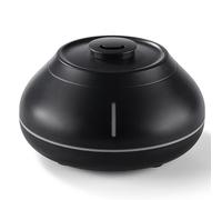 Agwuoetr Nueva MáQuina de Aromaterapia con Llama Colorida, Humidificador de Aire de Escritorio, Difusor para el Hogar, MáQuina de Aromaterapia, Negro