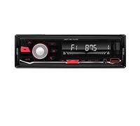 Agwuoetr Nuevas Luces de 7 Colores Radio FM Coche InaláMbrico Bluetooth 12V LED Reproductor de MP3 Plug-In U Disco Multimedia Radio