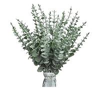 Agwuoetr Pack de 30 Hojas de Eucalipto para Arreglo Floral DecoracióN de Mesa Boda