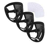Agwuoetr PañAles para Perros de 3 Piezas con 9 Almohadillas de AlgodóN Pantalones Protectores Lavables para Perras Pantalones Protectores Lavables (L)