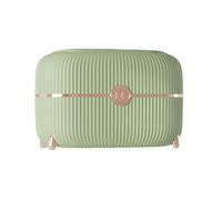 Agwuoetr Papelera de Escritorio con Tapa, Prensa, Minicontenedor de Almacenamiento, Mesita de Noche, Dormitorio, Sala de Estar, Mesa de Café, Cesta de Papel, Cubo, Verde