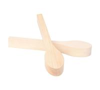 Agwuoetr Paquete de 2 Cucharas para Tallar Madera, en, Kit de Tallado Artesanal de Madera Sin Terminar para NiñOs Principiantes