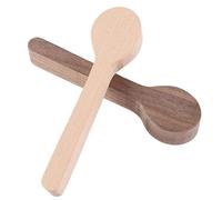 Agwuoetr Paquete de 2 Cucharas para Tallar Madera, en y Nogal, Kit de Tallado Artesanal de Madera Sin Terminar para NiñOs Principiantes