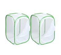 Agwuoetr Paquete de 2 Jaulas para HáBitat de Insectos y Mariposas, Terrario, Recinto Emergente para Mariposas (2 X 15,7 X 15,7 X 23,6 Pulgadas)