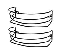 Agwuoetr Paquete de 2 Percheros para Sombreros para Pared y Puerta, Organizadores de Sombreros de Metal para Gorras de BéIsbol, Colgadores de Almacenamiento, Soporte Fuerte para Gorras