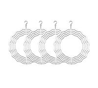 Agwuoetr Paquete de 4 Piezas en para SublimacióN de Viento de 8 Pulgadas, Escultura CinéTica 3D de Doble Cara con SublimacióN EóLica para JardíN