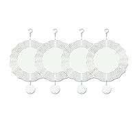 Agwuoetr Paquete de 4 Spinner de Viento de SublimacióN de 10 Pulgadas en Spinners de Viento 3D para Adornos de Arte de Patio y JardíN DecoracióN Colgante