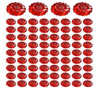 Agwuoetr PartíCula de de Laca TranslúCida de Girasol DIY InvitacióN de Boda Cuenta de Mano Tarjeta de FelicitacióN Material de DecoracióN Rojo