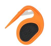 Agwuoetr Peine para Mascotas, Rastrillo con Nudo Abierto para Perros, Cuchillo, Peine, Material Aseo, Removedor Pelo para Gatos y Cachorros, Suministros para el Cuidado Mascotas, Naranja