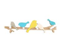 Agwuoetr Percha en Forma de PáJaro Toallero para Abrigos Perchero para Sombreros Percha para Llaves Gancho para Colgar Ropa para Batas Gancho para JoyeríA de Pared B