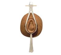 Agwuoetr Perchas para Sombreros Boho Hat Rack Percha para Sombreros Parte Posterior de la Puerta Organizador para Sombreros DecoracióN para Colgar Sombreros, 1