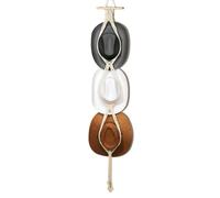 Agwuoetr Perchas para Sombreros Boho Hat Rack Percha para Sombreros Parte Posterior de la Puerta Organizador para Sombreros DecoracióN para Colgar Sombreros, 3 Niveles