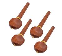 Agwuoetr Perilla de Clavija de Violonchelo de Caoba de Alto BotóN de Manejar de Eje de Piano Instrumento Musical Especial de Violonchelo con Cuatro Cargas