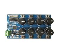Agwuoetr Placa de DepuracióN Futaba SG90 Servos Etc Medidor de Retorno Central Servocontrolador PortáTil Multifuncional de 8 VíAs