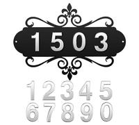Agwuoetr Placas de DireccióN de Casa, Letrero de DireccióN, NúMero de BuzóN, Letreros de DireccióN Personalizados para Casa, Hogar, Hotel, Oficina, JardíN