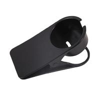 Agwuoetr Portavasos para Bebidas, Estante Lateral para Tazas de Agua, Escritorio de Oficina, Escritorio para Computadora, Portavasos Fijo, Clip de Almacenamiento para Escritorio, Negro