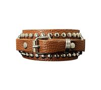 Agwuoetr Pulsera Unisex Punk Rocker Brazalete de GóTico con Remaches y Tachuelas Pulsera Ajustable para Cosplay Fashion-C