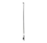 Agwuoetr QA-20 de ViolíN 4/4 Fibra de Carbono Compuesta Pure Ponytail Color LíNea Beige Plata Seda Piel de Oveja Reposamanos