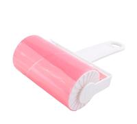 Agwuoetr Quitapelusas Lavable Ropa Pelo Pegajoso Rodillo Reutilizable PortáTil Removedor de Pelo para Mascotas Rodillo Pegajoso, Rosa