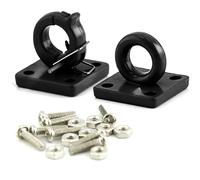 Agwuoetr RC Crawler Car Modelo 1/10 Escala Metal Rescate Hebilla Accesorio Repuestos DIY,Negro,2PCS